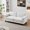 Beige, variant on YWEN 84.2" Loveseat Sofa with Removable Washable Covers, Chenille Upholstered Couch with Pocket Coil Spring, Solid Wood Frame, 600lbs Capacity, Easy Assembly for Living Room