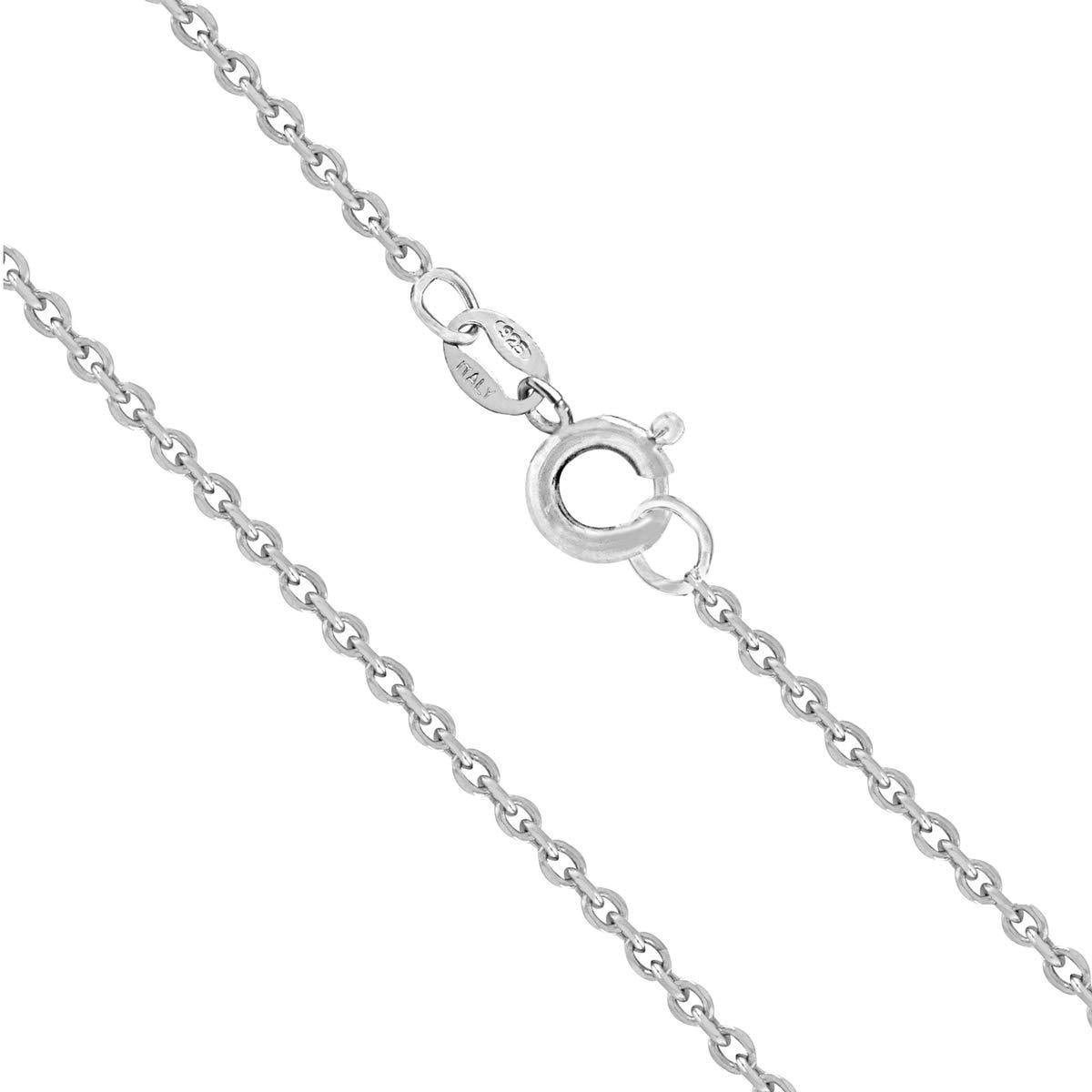 Honolulu Jewelry Honolulu Jewelry Company Sterling Silver 1mm Cable Chain 14 Quot 36 Quot 14 0 Inches Walmart Com Walmart Com