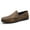 Brown, variant on Men's Casual Loafers Slip On Leather Shoes Comfortable Lightweight Driving Shoes Male Moccasins Classic Penny Loafer Flats Boat Shoes Outdoor Walking Shoes