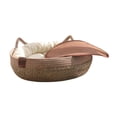 thumbnail image 4 of Cat Bed Lounge Four Seasons cómodo suave con nido de cojín extraíbles Tabla de rascado de gato para cachorros gatos grandes perros pequeños M, 4 of 8