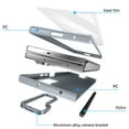 thumbnail image 2 of Allytechgroup Galaxy Z Fold 5 Case with Front Screen Protector & Stylus Pen, Full Body Protection Camera Lens Kickstand Anti-Scratch Pencil Holder Phone Case Cover for Samsung Galaxy Z Fold 5, Gray, 2 of 12