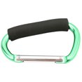 thumbnail image 2 of Eigraketly Gancho en forma de D, accesorios profesionales de bloqueo firme, herramienta de espeleología para exteriores, Clip de fijación, Escalada Verde, 2 of 6