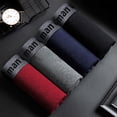 4Pcs New Mens Underwear Classical Style Cotton Panties Fashion