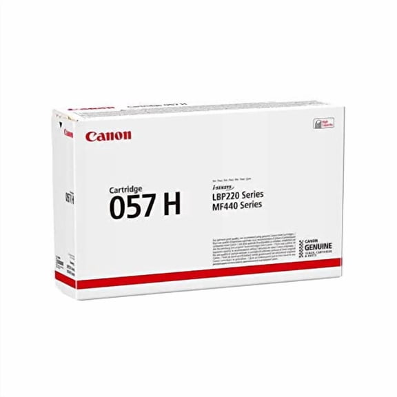 Canon 057 H High-Capacity Black Original Toner Cartridge for ImageCLASS LBP236, LBP237, MF445, MF449, MF455, i-SENSYS MF443, Satera LBP224