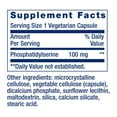 thumbnail image 3 of Life Extension PS Caps 100mg - Phosphatidylserine Supplement for Brain health - Healthy Cognitive Function, Memory, Focus, Concentration Support - Non-GMO, Gluten-Free, Vegetarian - 100 Capsules, 3 of 10