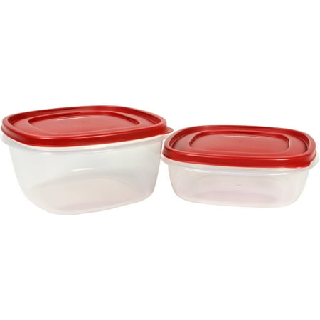 Fold Lcd - Rubbermaid Easy Find Lids Food Storage Container, 9 Cup and 14 Cup