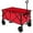 Red, variant on Goplus Folding Collapsible Wagon Utility Camping Cart W/Wheels & Adjustable Handle Red