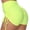 Yellow, variant on BadPiggies Womens High Waist Butt Lift Yoga Shorts Hot Pants Tummy Control Ruched Tights Stretch Gym Workout Leggings (M, Yellow)