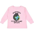thumbnail image 3 of Inktastic Save Earth It's the Only Planet with Cats with Black Cat Boys or Girls Long Sleeve Toddler T-Shirt, 3 of 5