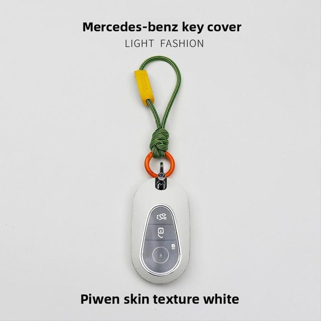 Car Key Fob Cover Case Protector For 2024 Mercedes C260L Key Fob Cover C Class C200L GLC300 EQE S Class