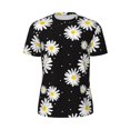 thumbnail image 6 of Rocae Daisies Flowers for Men's Mesh Quick-Dry Short Sleeve Workout T-Shirt,Mens Crew Neck Tee Lightweight Soft Classic T Shirts Small, 6 of 9