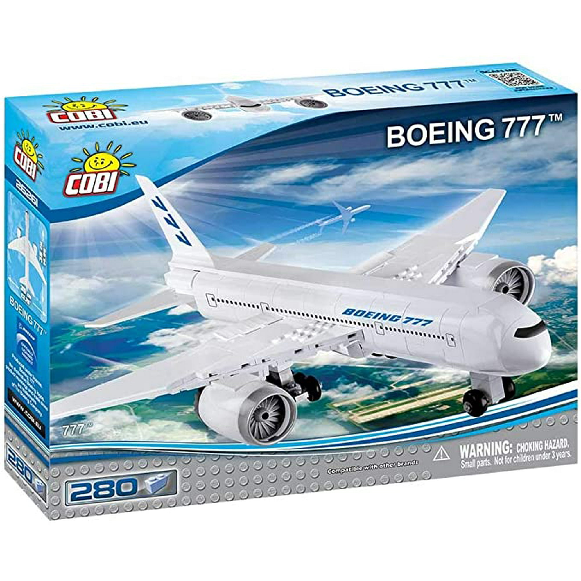 Cobi 26261 COBI Boeing 777 Plane Building Kit Walmart
