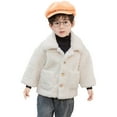 thumbnail image 3 of Vedolay Children's Jackets 2023 Baby Hooded Girls Kids Thick Girls Coat Outwear White,130, 3 of 5