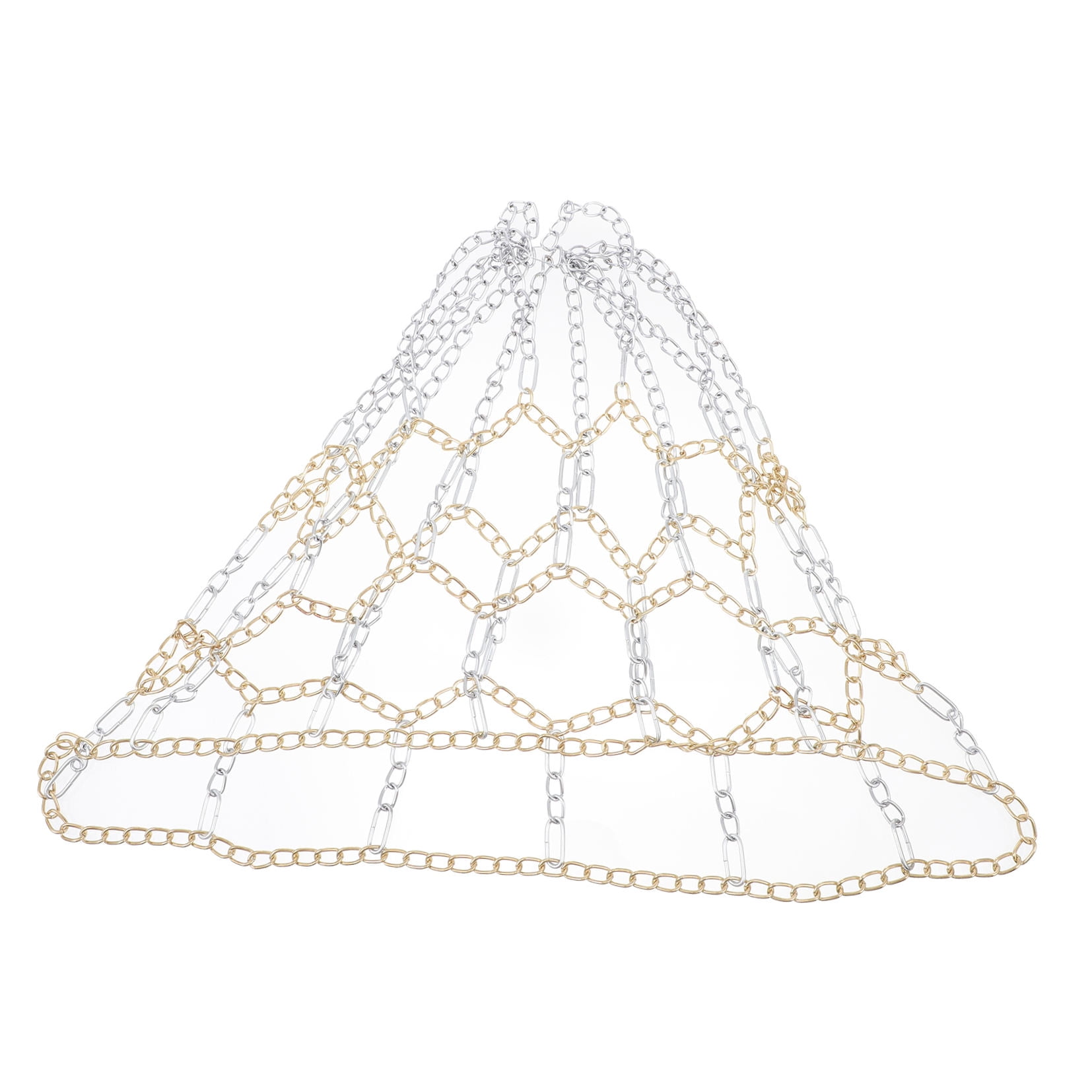 Raindrops Weatherproof Basketball Hoop Chain Net Bag - Outdoor Sports Accessory for All-Weather Play