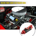 thumbnail image 2 of Unique Bargains AN8 Shut Off Valve Fuel Fitting fuel Flow Control Valves Inline Fuel Fitting Flow Drain Control Cut Off, 2 of 6