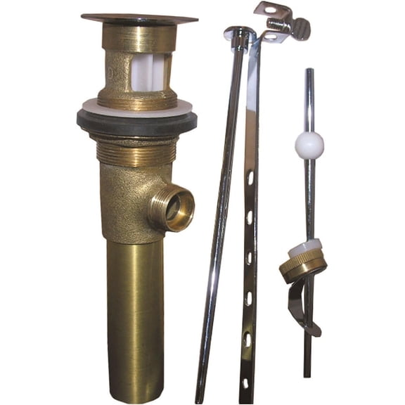 Lasco Fittings Larsen Supply #03-4621 1-1/4x8-1/2 Chrome Pop Up — Residential Use, Standard Application