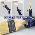 thumbnail image 3 of 2X Flexible Paint Brush Extender Multi-Angle Portable Paint Roller Extension Clamping Tool for Threaded Locking Poles, 3 of 6