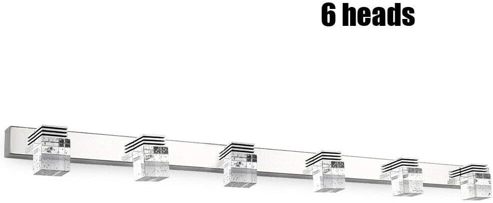 LED Vanity Light  Bathroom Toilet LED Mirror Front Light Fixture Wall Sconces Makeup Vanity Lamp (6 lights-18W)