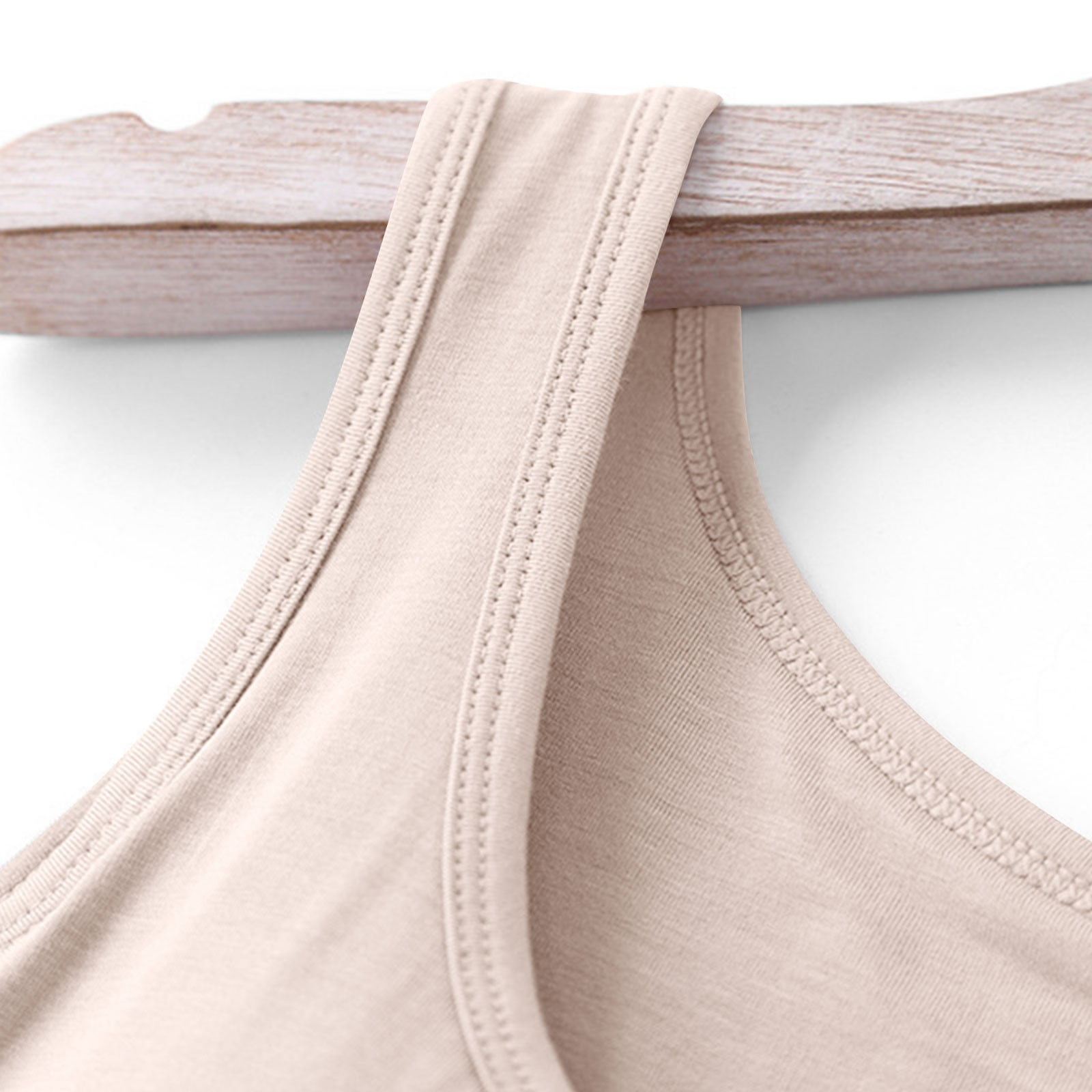 Débardeur Femme Avec Soutien-gorge Intégré – Coton Doux – Bretelles Spaghetti Réglables – Taille XS à 4XL – Camisole Basique