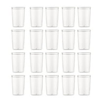 Disposable Plastic Mini Shot Glasses, Clear, 1.7 fl oz, 20 Count, by Way To Celebrate