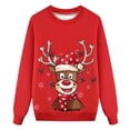 thumbnail image 1 of Ensemble de Pyjama de Noël pour Famille Automne et Hiver, Pyjama d'Été Décontracté et Confortable, Imprimé Parent-Enfant, Manches Longues, Col Rond, Chandail en Molleton, 1 of 3