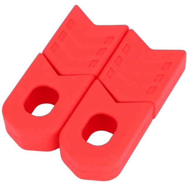 HUGFEGWE Crank Arm Boots Protectors, Silicone Bike Crank Protector for Mountain Bike Road Bike CJB91-50771