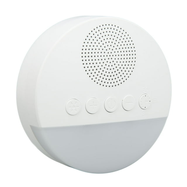 White Noise Machine, White Noise Sound Machine 20 Music Promote Sleep Soothe Mood Night Light For Travel Use