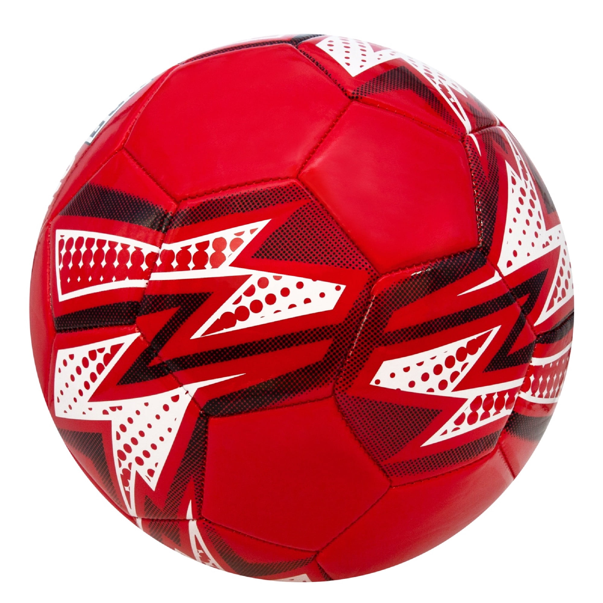 Icon Sports U.S. Soccer Pop Art Design Soccer Ball Size 5 [Red]