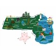 thumbnail image 2 of Allport Editions Hello : Massachusetts Kitchen Towel - 100% Cotton Kitchen Dish Towel, 2 of 3