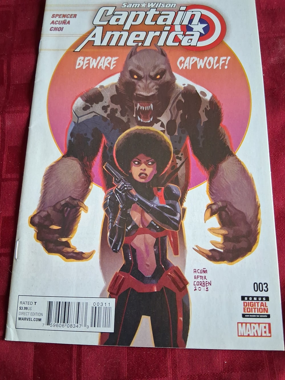Cover of Captain America: Sam Wilson #3
