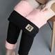 thumbnail image 5 of ICHUANYI Liquidación Mujeres Imprimir Cálido Invierno Apretado Grueso Terciopelo Lana Cachemira Pantalones Pantalones Leggings ICHUANYI WER202308255543, 5 of 6