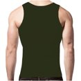 thumbnail image 5 of Besolor Workout Tank Tops for Men Running Muscle Sleeveless Athletic Shirts Casual Slim Fitted Bodybuilding Tees, 5 of 6