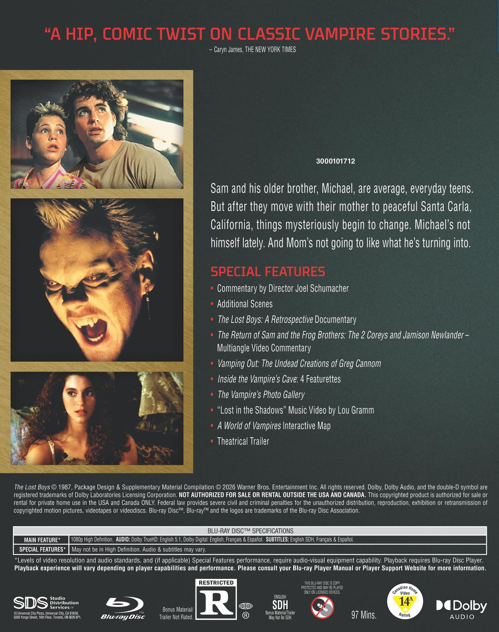 The Lost Boys (Blu-ray), Horror, Warner Bros.