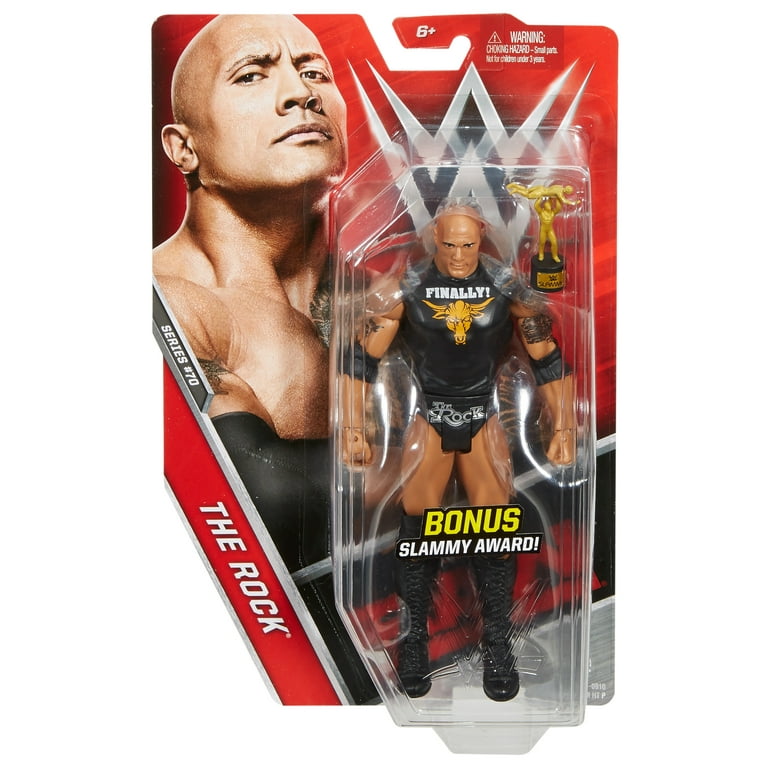 WWE Basic The Rock Figure - Walmart.com
