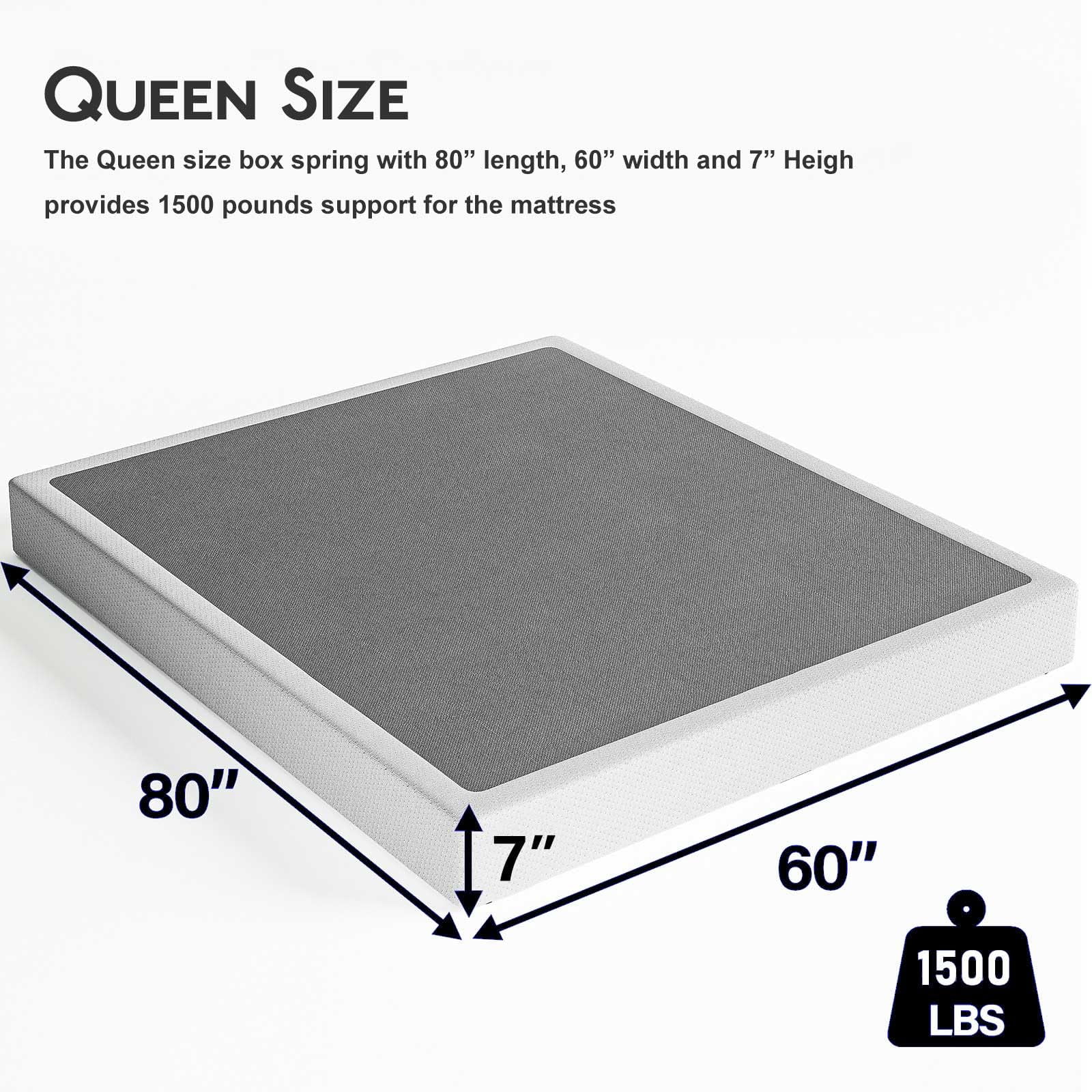 Queen size cheap box spring only