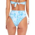 thumbnail image 2 of Vitamin A Womens Barcelona Bottoms Cyan Texture Tie-Dye LG (US Women's 10) One Size, 2 of 2