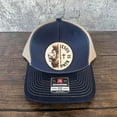 thumbnail image 2 of Jesus Is King Hat – Richardson 112 Trucker Cap – Leather Patch Lion & Scripture Design, 2 of 5