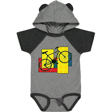 

Inktastic Bike Pattern Blocks Boys or Girls Baby Bodysuit