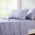 thumbnail image 3 of Lush Decor Retro Waves Sheet Set 4 Piece Set Twin Violet - Striped Bed Sheets - Kids Twin Sheets - Eclectic Design - Geometric - Groovy - Hippie Boho Decor, 3 of 11