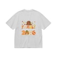 thumbnail image 5 of Thanksgiving Casual Tee, Kids Thanksgiving Graphic & Slogan Print Short Sleeve Cotton T-Shirt M, 5 of 6