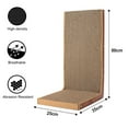 thumbnail image 1 of Cat climbing frame, cat scratching board, solid frosted frame, vertical cat scratching board, 1 of 4