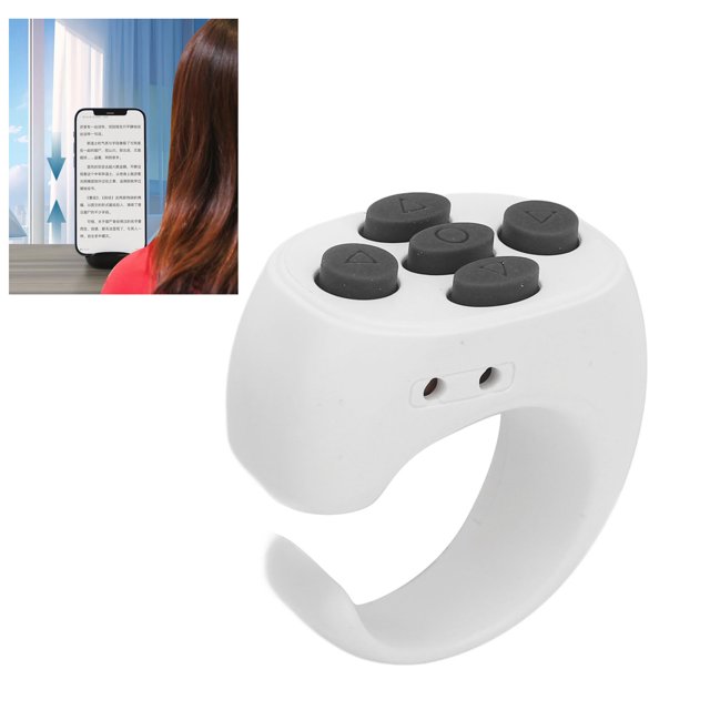Remote Control Page Turner, TIK Tok Scrolling ,Camera Shutter Remote, Phone Remote Clicker With Charging Case For Pad, OS,