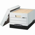 thumbnail image 2 of Bankers Box 12 Pack R-KIVE Heavy-Duty File Storage Boxes, FastFold, Lift-Off Lid, Letter, 2 of 3
