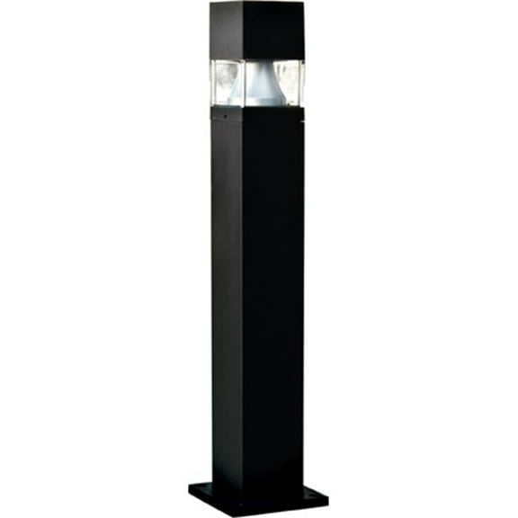 Dabmar Lighting D150-B 60W 120V Fiberglass Bollard, Black - 42.44 x 9 x 9 in.