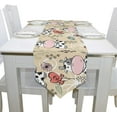 thumbnail image 4 of Coolnut Table Runner 13"x90", Baby Cows Washable Table Cloth Runner for Holiday Home Wedding Table Top Decoration, 4 of 5