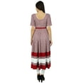 thumbnail image 5 of Bimba Womens Drawstring Waist Anarkali kurta Printed Kurti Designer Blouse, 5 of 7