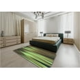 thumbnail image 4 of Ahgly Company Indoor Square Patterned YellowGreen Area Rugs, 6' Square, 4 of 6