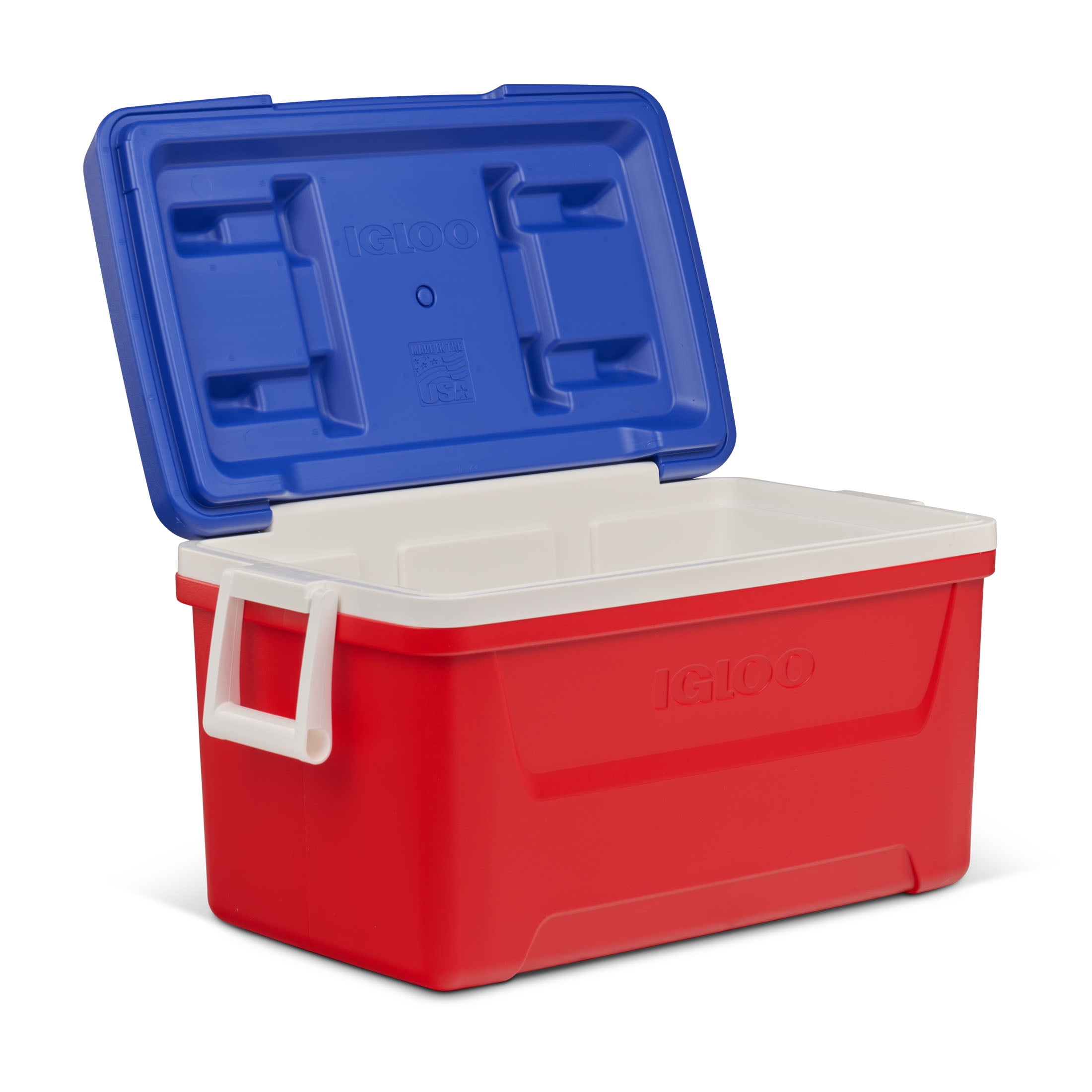 Igloo Laguna 48 QT Ice Chest Cooler – Classic Red, White & Blue