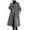 Grey, variant on Vedolay Women's Winter Coats Open Front Cardigan Coat Jacket Black,M