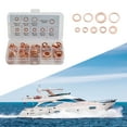thumbnail image 4 of ZHIMAO Car Accessories Gasket 200pcs/set Copper Seal Diesel Injector For Plant Marine Etc Installation Set M5-M14 Opper, 4 of 9